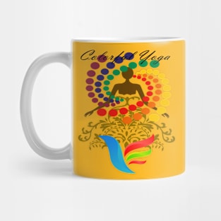 Colorful Yoga Mug